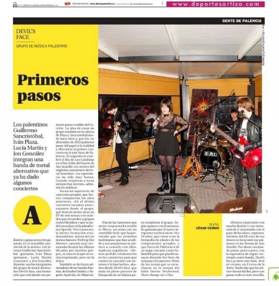 4° entrevista, diario palentino